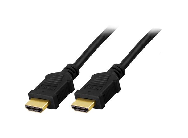 HDMI-kabel 1.4 Ethernet 4K UHD  1,0m 19-pin ha-ha, 4K@60 Hz, returljud